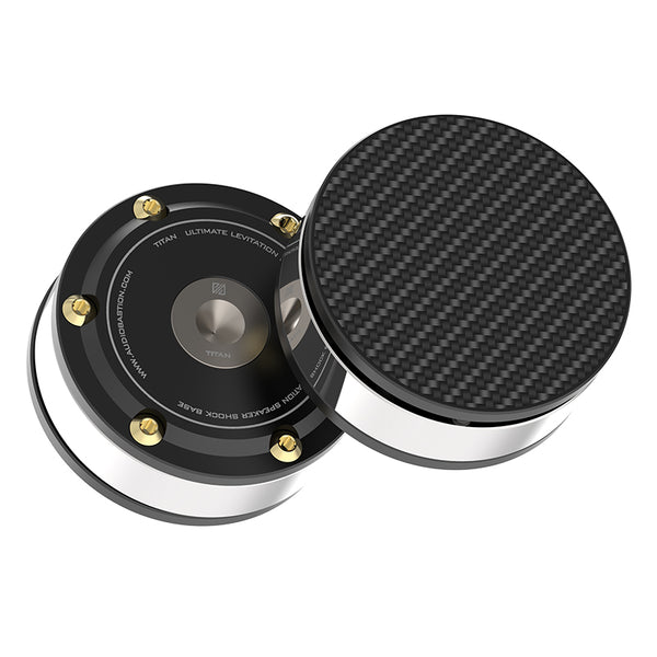 TITAN SILENCER  CARBON FIBER: Speaker Spike Pad, Amplifier Foot Pad, and Sound Dampening Weight