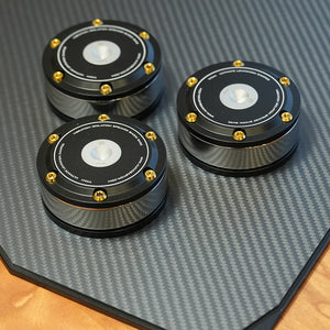 TITAN SILENCER  CARBON FIBER: Speaker Spike Pad, Amplifier Foot Pad, and Sound Dampening Weight